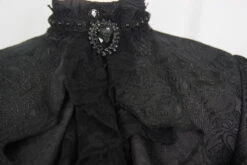 Chemise Gothique Victorienne Noire -Vêtements Gothiques Boutique 2 1000
