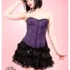 Corset Violet H&R LONDON -Vêtements Gothiques Boutique 3108 purplefloralcorsetf 700x1000 1