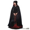 Cape Gothique SINISTER Noire Et Rouge -Vêtements Gothiques Boutique 344 ghoticcapewithsatinrosesbysinister 9 900