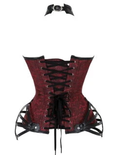 Corset Rouge 'dominatrix' 13 Corset Rouge 'dominatrix' -Vêtements Gothiques Boutique 419 900