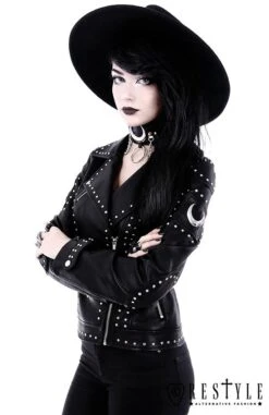 Perfecto RESTYLE 'iron Moon Biker' -Vêtements Gothiques Boutique 45 900