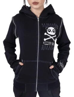 Veste Emo Zippée KILLER PANDA -Vêtements Gothiques Boutique 7287373758509 3 e33688cd 1f31 4c18 8692 d3f2e32f3763 900