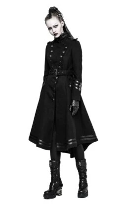 Manteau Femme PUNK RAVE 'miss Sergent' -Vêtements Gothiques Boutique a00030 900