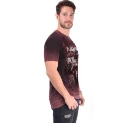 T-shirt ALCHEMY ENGLAND 'pentafixion' -Vêtements Gothiques Boutique aea man t shirt pentafixion retro stone wine2 900