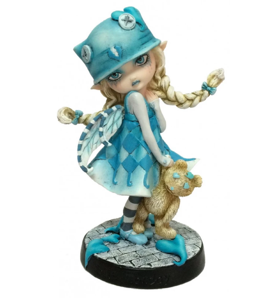 Figurine Lutine 'blue Monday' 3 Figurine Lutine 'blue Monday'