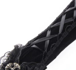 Longues Mitaines En Velours -Vêtements Gothiques Boutique agl003 203 900