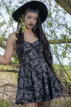 Robe KILLSTAR 'Aloha From Hell' -Vêtements Gothiques Boutique aloha from hell skater dress cc x1600 900