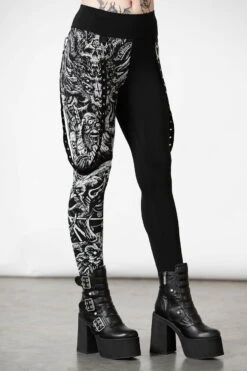 Leggings KILLSTAR 'Amnesia' -Vêtements Gothiques Boutique amnesia leggings w c x1600 900