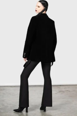 Blazer Velours KILLSTAR 'astaroth Boyfriend' -Vêtements Gothiques Boutique astaroth velvet boyfriend blazer w g 900