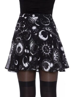 Mini Jupe KILLSTAR 'astral Light' -Vêtements Gothiques Boutique astral light skater skirt 900