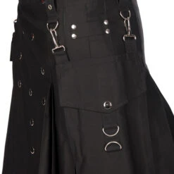 Kilt Noir BLACK PISTOLS -Vêtements Gothiques Boutique b 2 12 001 00 2 500x500 900