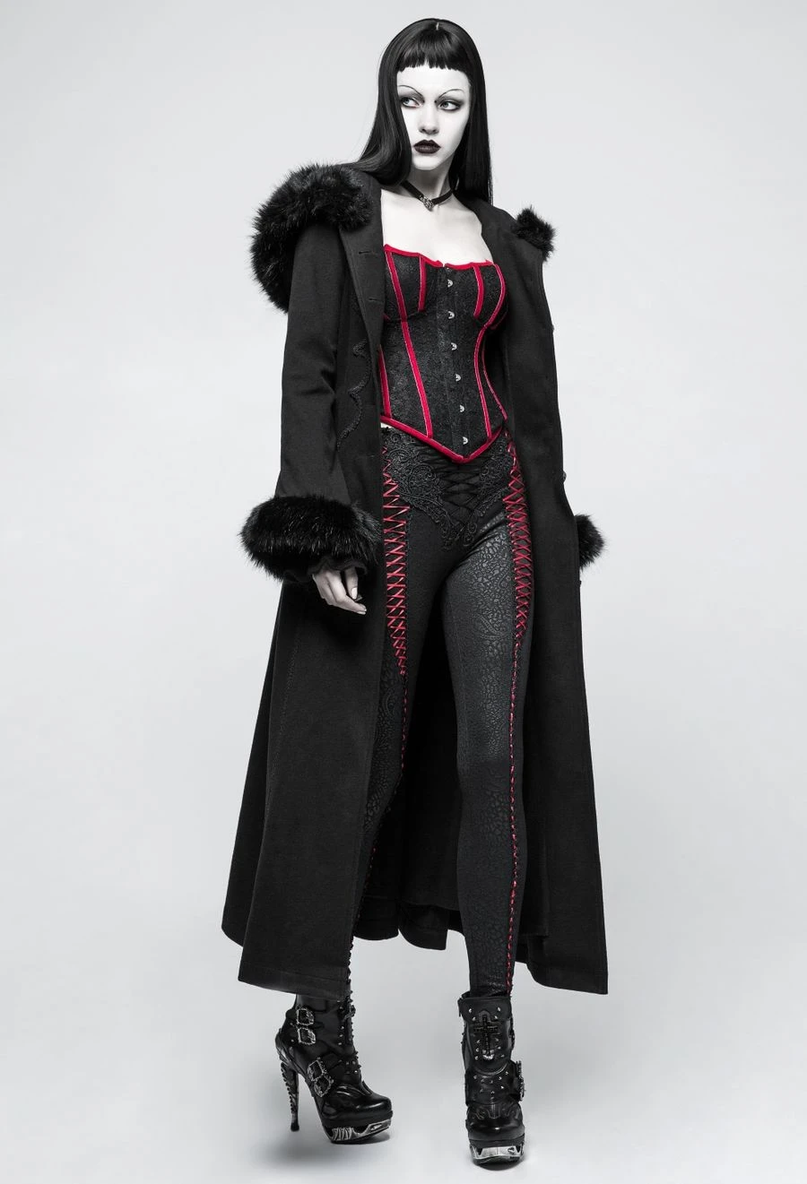 Long Manteau Gothique PUNK RAVE 6 Long Manteau Gothique PUNK RAVE – Image 4