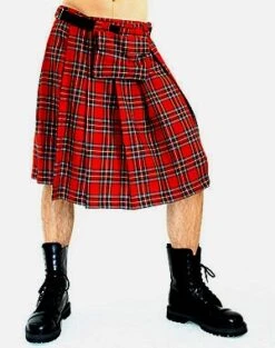 Kilt BLACK PISTOLS 'red Tartan'