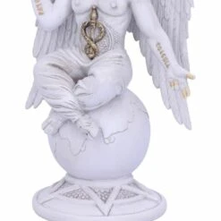 NEMESIS NOW Statuette BAPHOMET Blanche -Vêtements Gothiques Boutique b5260s0 5 900