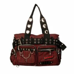 Sac Gothique BANNED Noir Et Rouge
