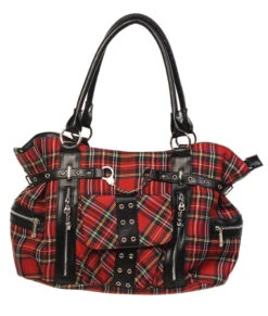 Grand Sac à Main BANNED Tartan