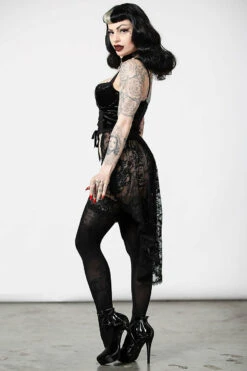 Guêpière KILLSTAR 'be Veiled' -Vêtements Gothiques Boutique be veiled lace basque c x1600 900