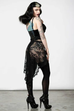 Guêpière KILLSTAR 'be Veiled' -Vêtements Gothiques Boutique be veiled lace basque d x1600 900