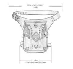 Sacoche En Simili Cuir 7 Sacoche En Simili Cuir -Vêtements Gothiques Boutique bg038 5 1 900