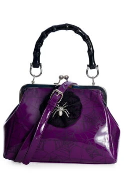 Sac à Main Violet BANNED 'Killian' -Vêtements Gothiques Boutique bg34205purple41 900