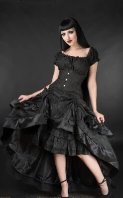 Longue Jupe Gothique à Volants