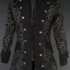 Veste Victorienne Style Pirate 1 Veste Victorienne Style Pirate -Vêtements Gothiques Boutique black jacquard pirate jacket 11 900