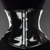 Serre-taille Gothique PVC Noir -Vêtements Gothiques Boutique black pvc waist cincher 1 900
