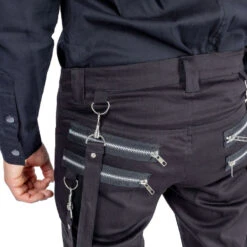Pantalon Goth/rock HEARTLESS -Vêtements Gothiques Boutique bronte pants mens black heartless 4 900