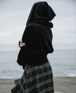 Veste Zippée PUNK RAVE 'lune Noire' -Vêtements Gothiques Boutique c655 900