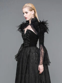Boléro Gothique Romantique Dark Princess -Vêtements Gothiques Boutique ca005 1 1000