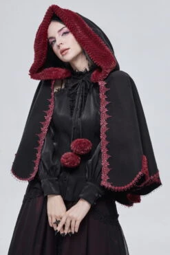 Cape Lolita DEVIL FASHION 'Heidi Black' -Vêtements Gothiques Boutique ca0280111 900