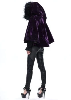 Cape Violette DEVIL FASHION 'Saba' -Vêtements Gothiques Boutique ca029023 900