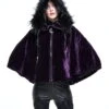 Cape Violette DEVIL FASHION 'Saba' -Vêtements Gothiques Boutique ca029024 900