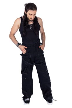 Pantalon Baggy POIZEN INDUSTRIES 'calix' -Vêtements Gothiques Boutique calix pants black chemical black 8 900