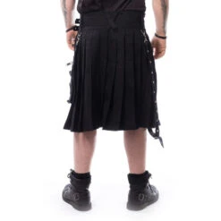 Kilt Noir POIZEN INDUSTRIES -Vêtements Gothiques Boutique callekiltmensblackchemicalblack225 900