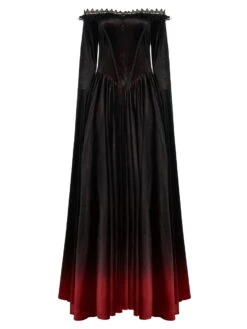 Longue Robe PUNK RAVE 'Majestic Empress' -Vêtements Gothiques Boutique capture one 05231 900