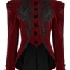 Veste PUNK RAVE 'red Palace' -Vêtements Gothiques Boutique capture one 05369 900