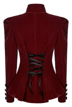 Veste PUNK RAVE 'red Palace' -Vêtements Gothiques Boutique capture one 05373 900