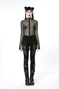 Haut Gothique PUNK RAVE En Tissu Mesh -Vêtements Gothiques Boutique capture one catalog20391 900
