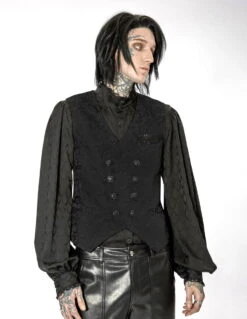 Gilet Brocarde Sans Manches PUNK RAVE 9 Gilet Brocarde Sans Manches PUNK RAVE -Vêtements Gothiques Boutique capture one catalog2431 900