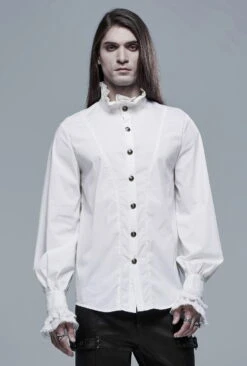 Chemise Vampire Blanche PUNK RAVE -Vêtements Gothiques Boutique captureonecatalog0129 900