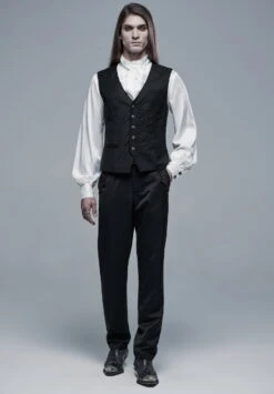 Gilet Sans Manches PUNK RAVE 'baron Noir' -Vêtements Gothiques Boutique captureonecatalog0827 900