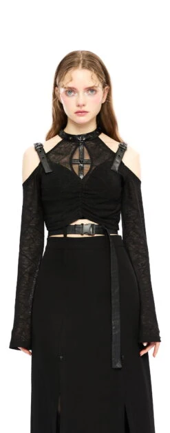 Haut PUNK RAVE 'Gothic Cross' -Vêtements Gothiques Boutique captureonecatalog15796 900