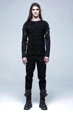 Pull Post-apocalypse PUNK RAVE 'aligern' -Vêtements Gothiques Boutique captureonecatalog1875 900