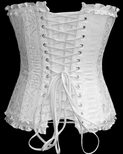 Corset Gothique Blanc ALCATRAZ 'white Angel' 4 Corset Gothique Blanc ALCATRAZ 'white Angel' – Image 2