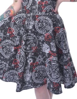 Robe Gothique HEARTLESS 'craft' 7 Robe Gothique HEARTLESS 'craft' -Vêtements Gothiques Boutique craft dress black white heartless 11 900