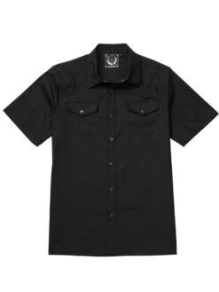 Chemise KILLSTAR 'crossed Out' -Vêtements Gothiques Boutique crossed out work shirt 2 900