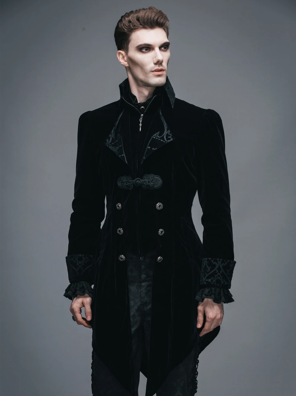 Veste Gothique Vampire Homme DEVIL FASHION 3 Veste Gothique Vampire Homme DEVIL FASHION