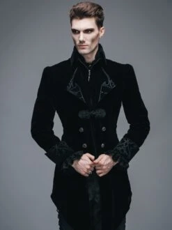 Veste Gothique Vampire Homme DEVIL FASHION 9 Veste Gothique Vampire Homme DEVIL FASHION -Vêtements Gothiques Boutique ct02201 4