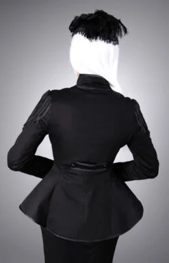 Veste Gothique Femme RESTYLE Type Militaire -Vêtements Gothiques Boutique czarny3